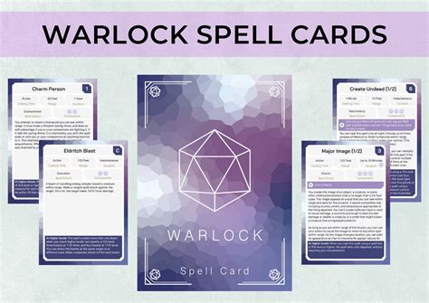 5th edition warlock spells.